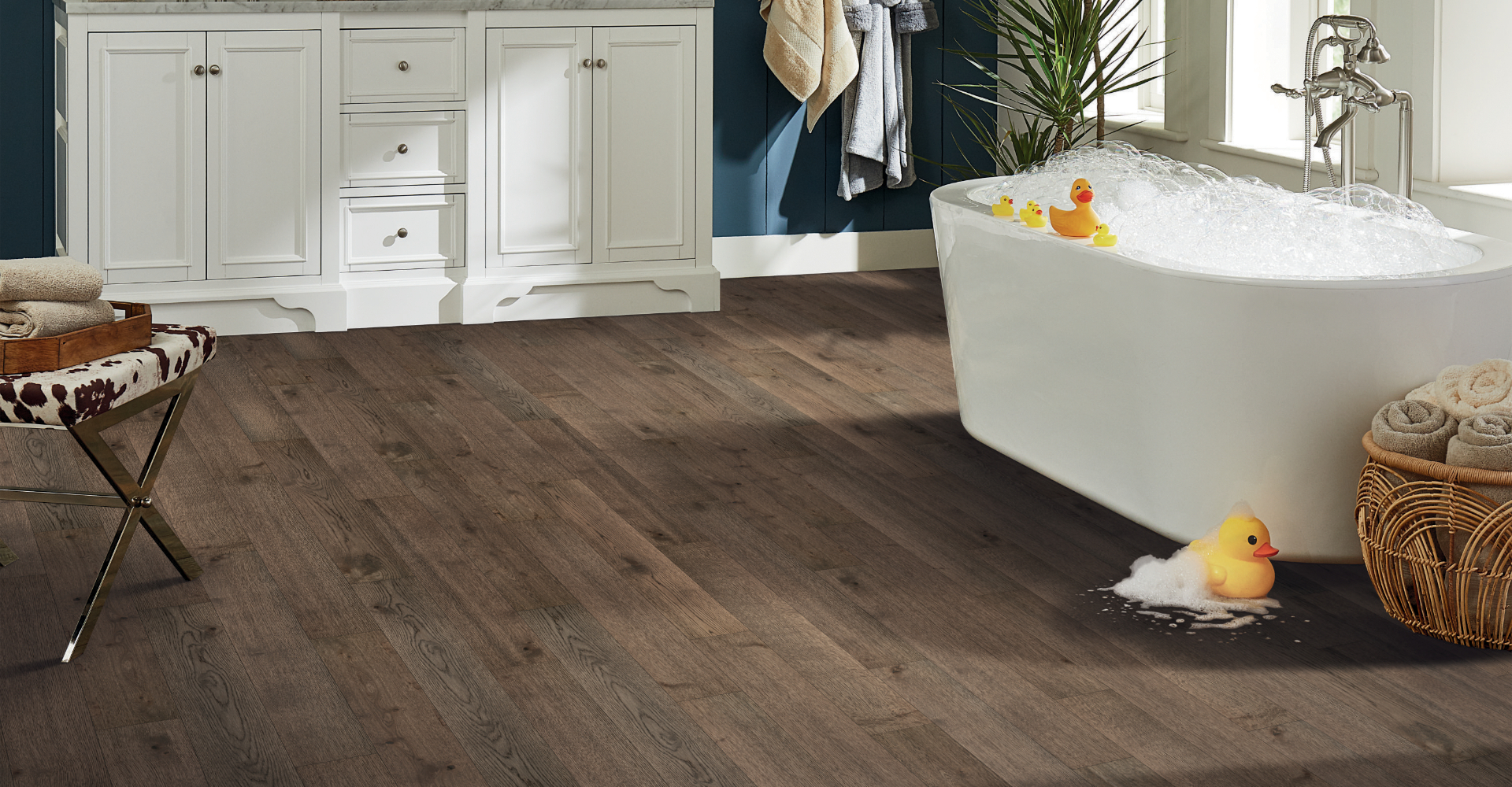 laminate flooring in bathroom